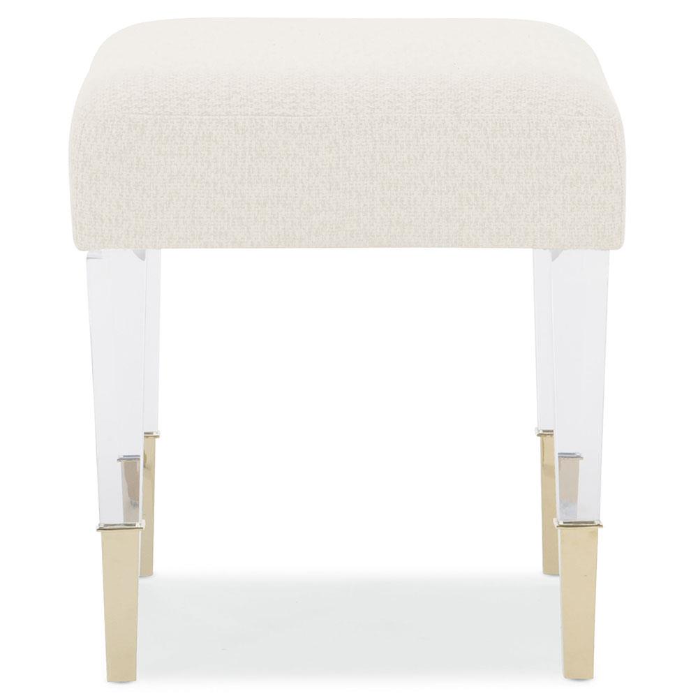 Anders Modern Cream Performance Acrylic Stool|