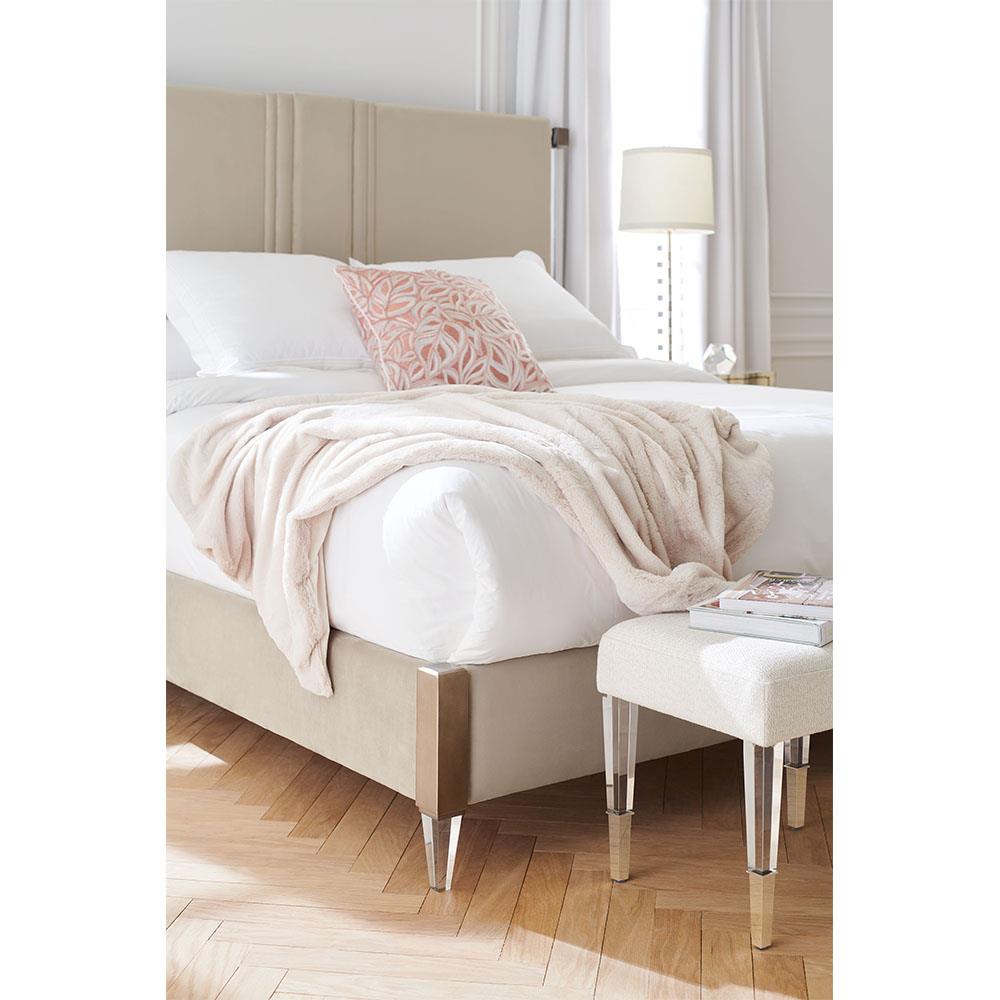 Anders Modern Cream Performance Acrylic Stool|