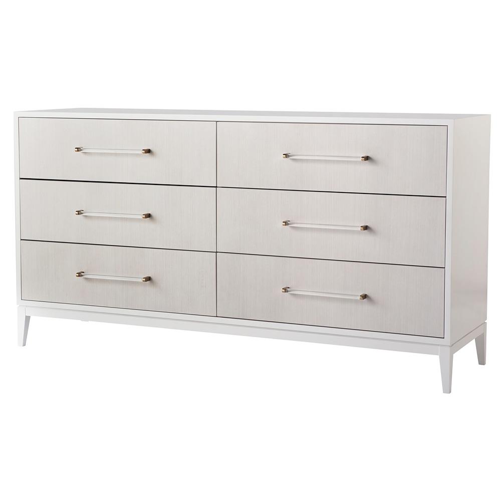 knee length dresses for ladies DaVinci Signature 6-Drawer Double Dresser, White