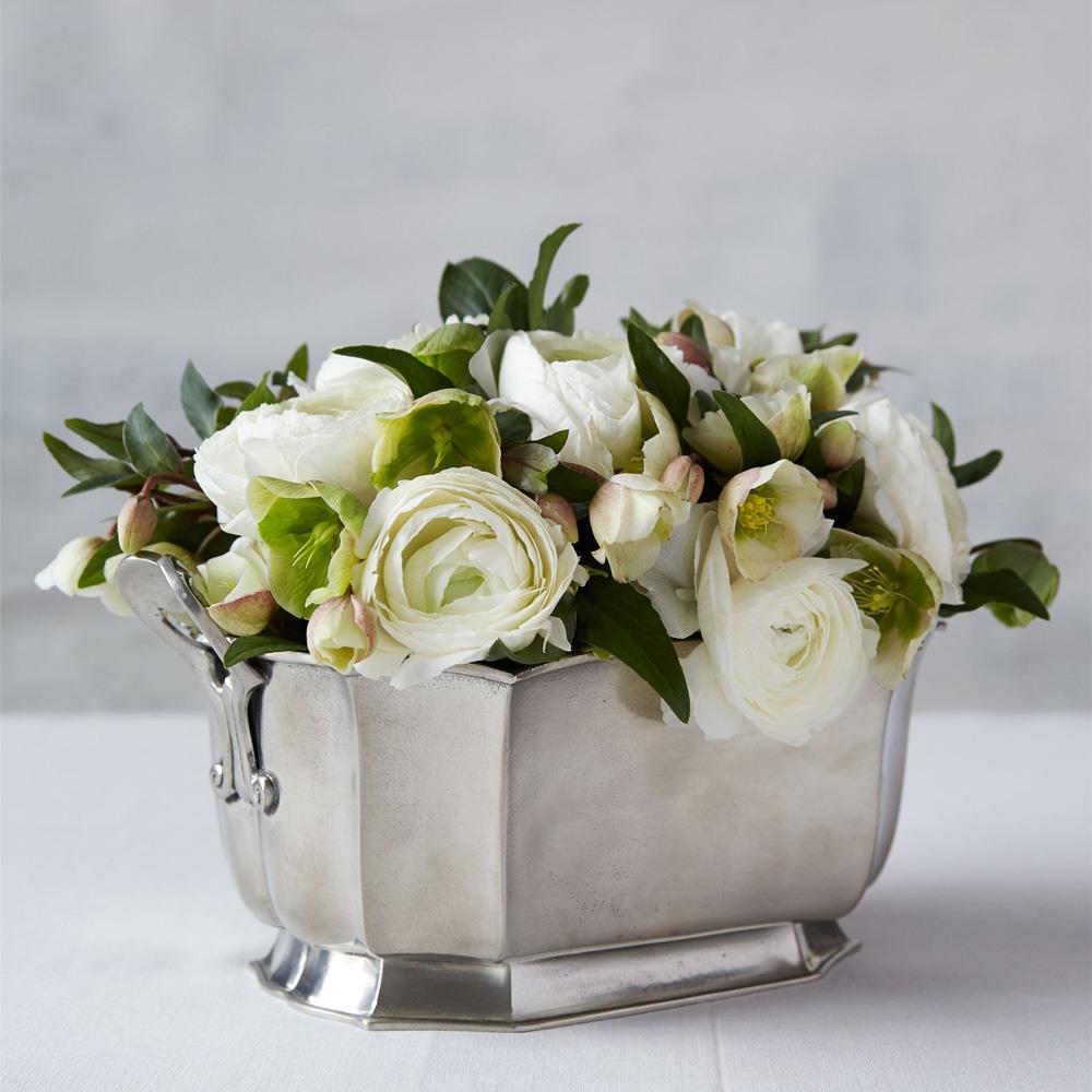 MATCH Modern Pewter Planter|
