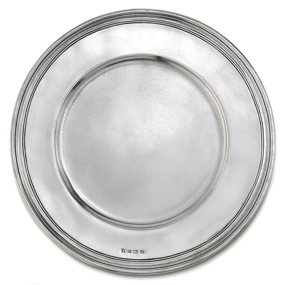 MATCH PEWTER Scribed Rim Charger - Thumbnail 3