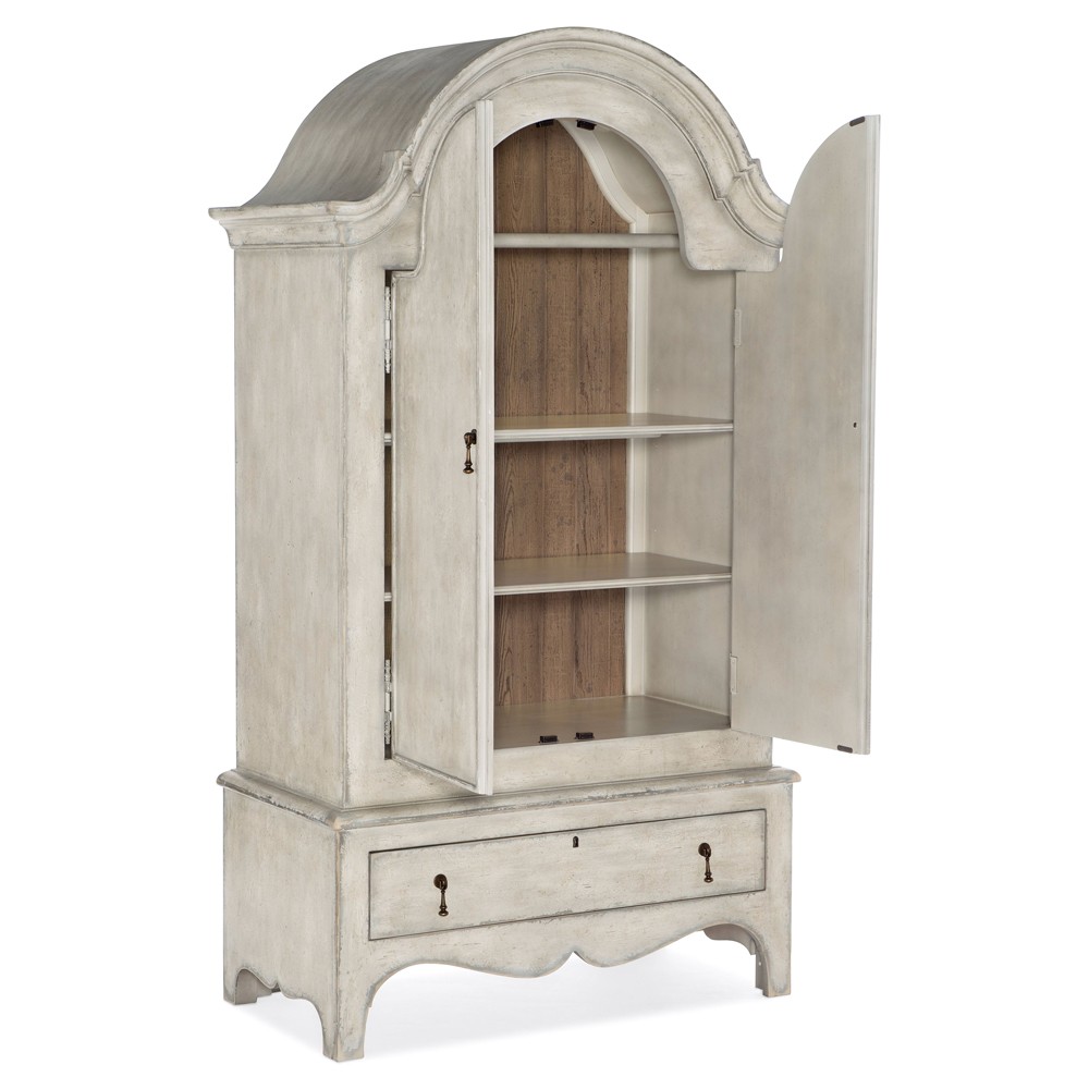 Catrin French Country Cream Maple Wood Wardrobe|