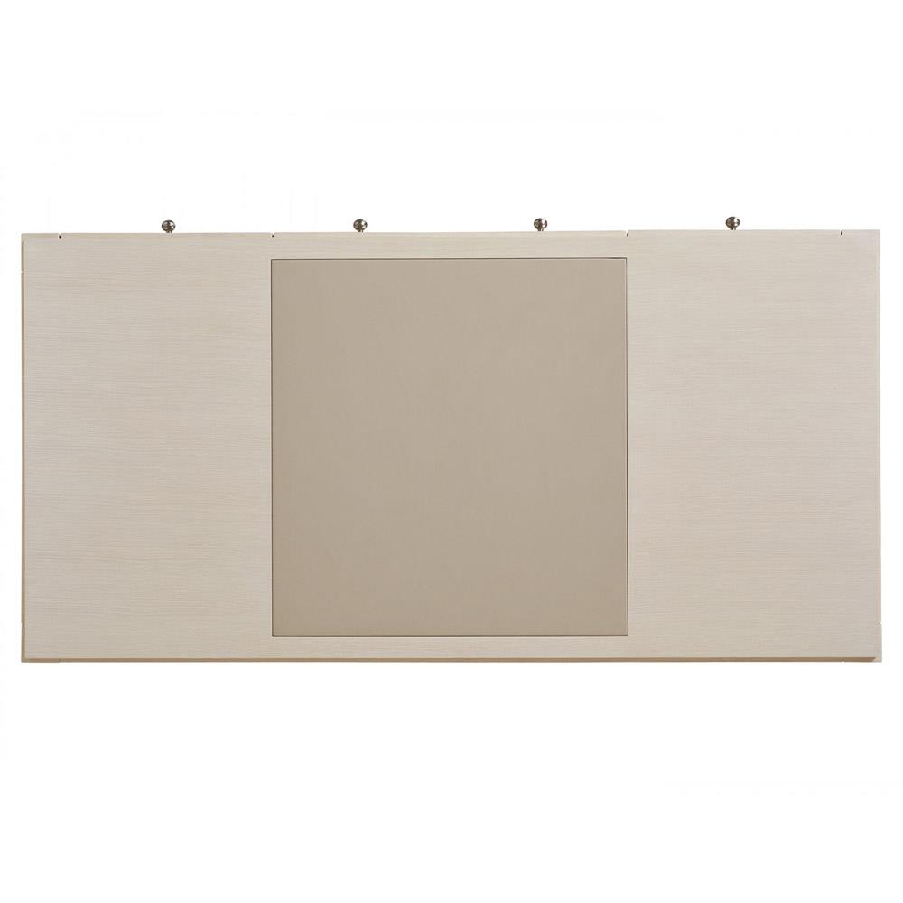 Roslyn French Country White Oak Wood Rectangular Writing Desk|