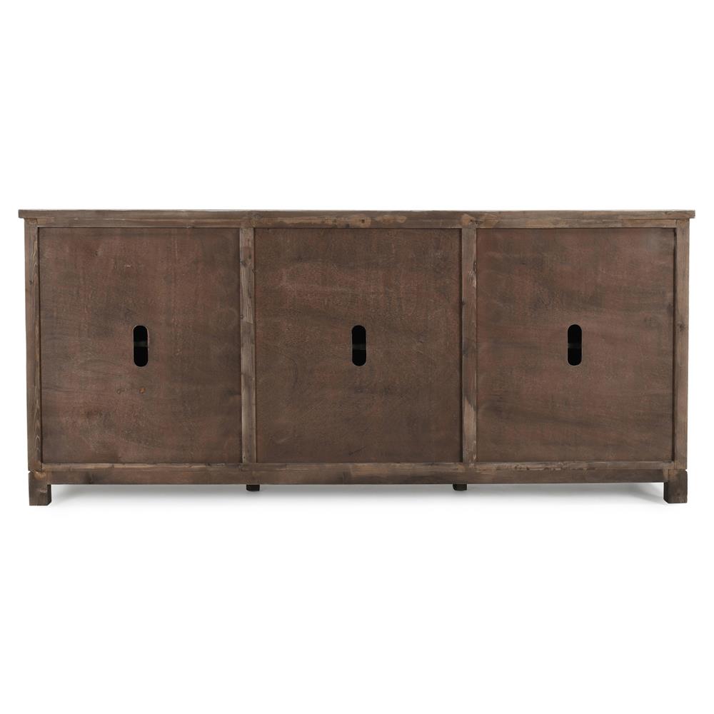 Andy Coastal Beach Cream Reclaimed Wood Sideboard|