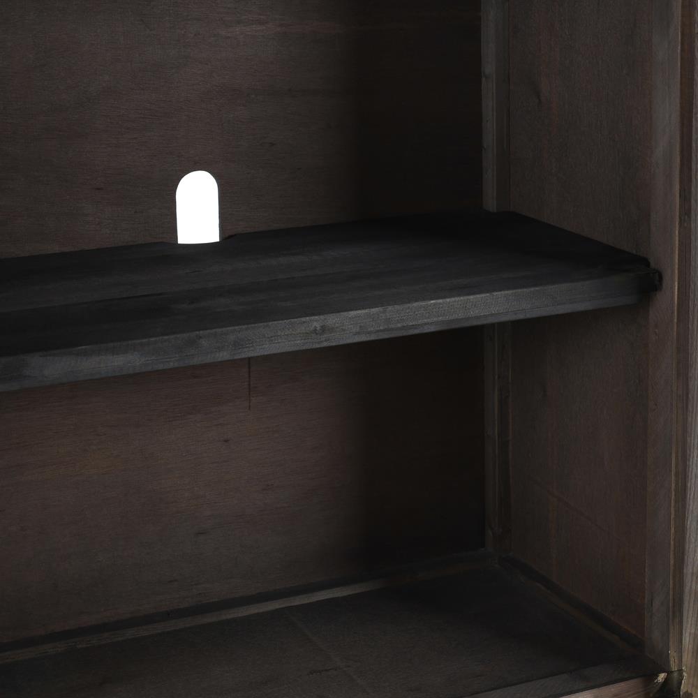 Andy Coastal Beach Cream Reclaimed Wood Sideboard|