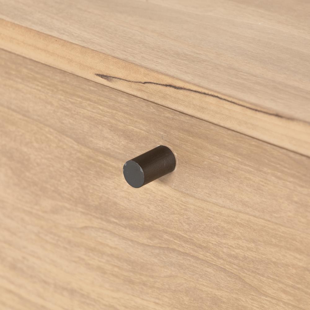 Luca Coastal Beach Beige Dry Wash Wood 2 Drawer 3 Door Media Console|