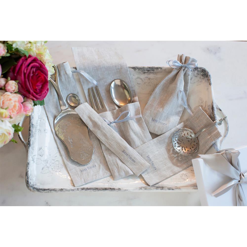 Tavola Modern Silver Pewter Cocktail Stirrer|