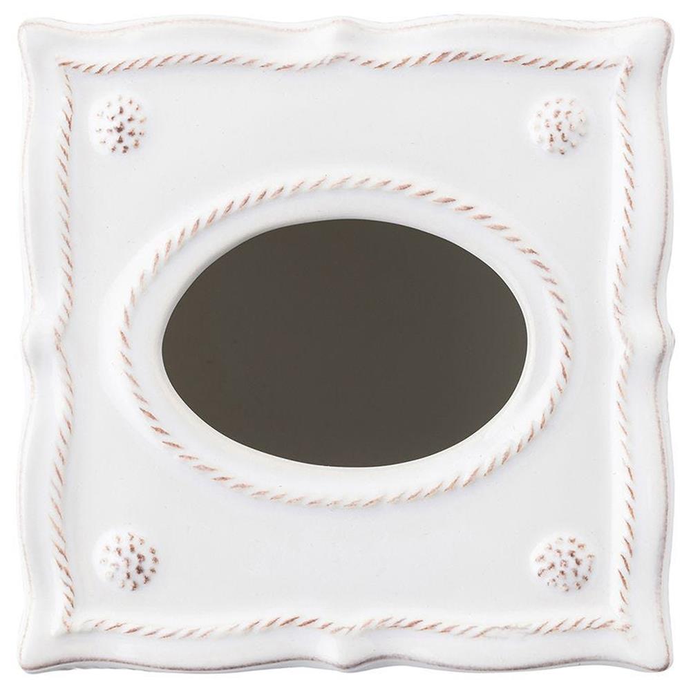 Juliska Berry &amp; Thread French Whitewash Ceramic Tissue Box Cover|