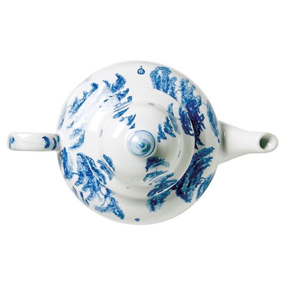 Juliska Country Estate Delft Blue Ceramic Teapot|