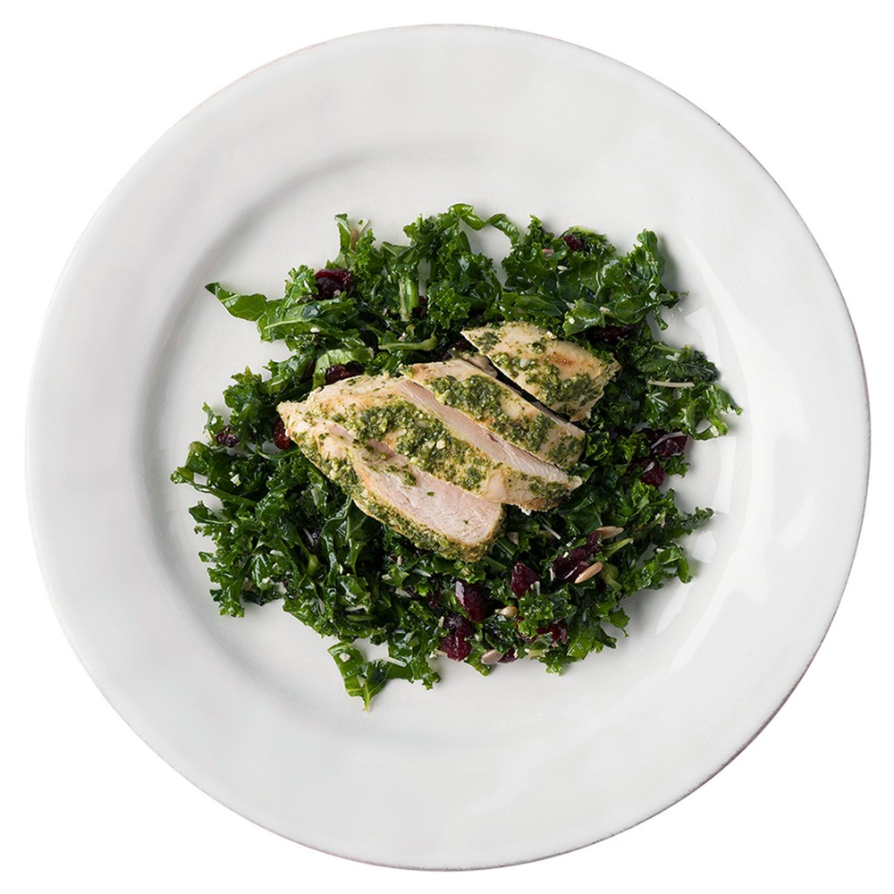 Juliska Puro Modern Classic Whitewash Ceramic Dinner Plate|