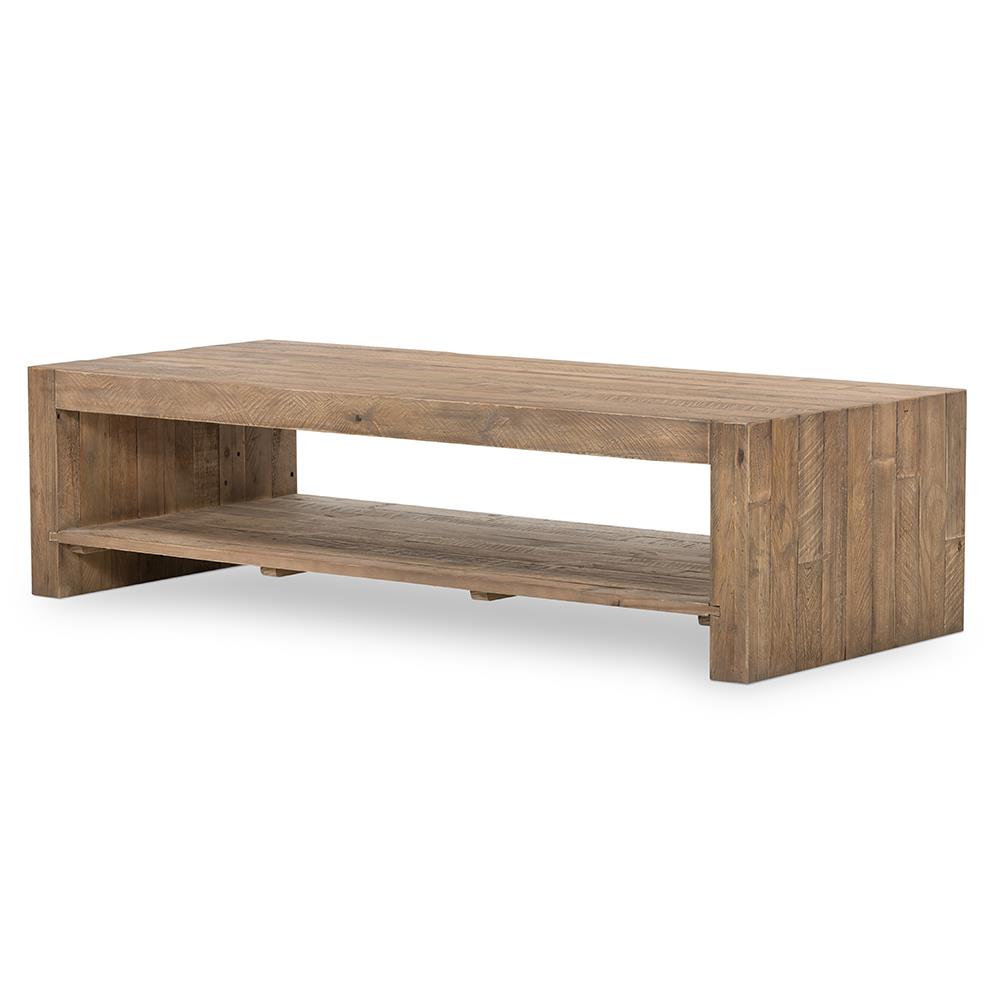 Carmel Reclaimed Wood Rectangle Coffee Table, image size:1000x1000