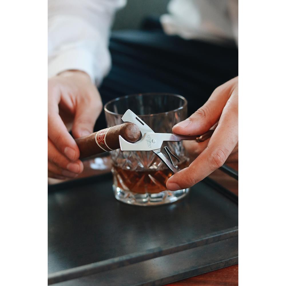 Forge de Laguiole Modern Classic Cream Horn Tip Handle Cigar Scissor Cutter|