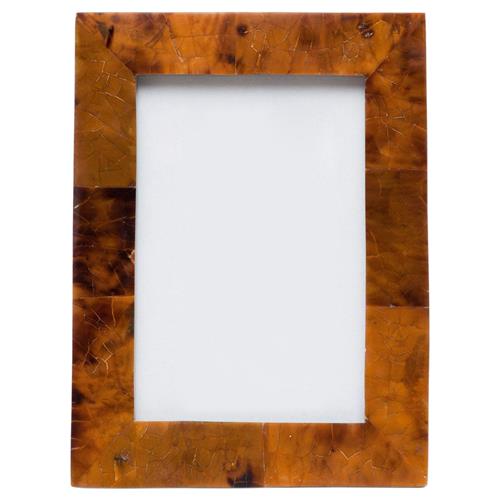Pigeon And Poodle Basel Modern Classic Caramel Shell Picture Frame - 4x6