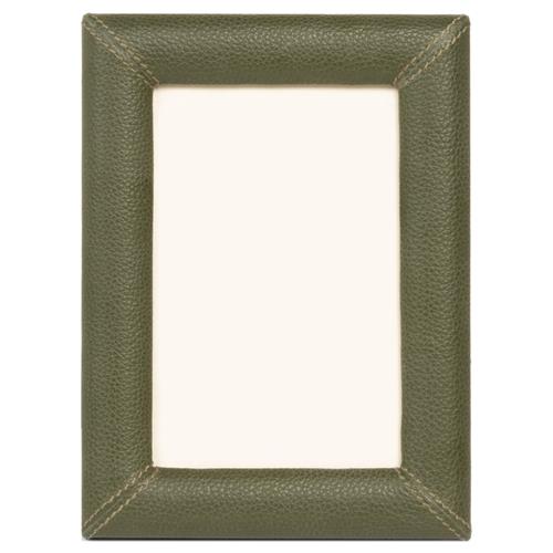 Pigeon And Poodle Eton Modern Classic Forest Leather Picture Frame - 4x6