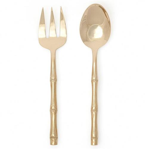 Liliana Hollywood Gold Stainless Steel Serving Set