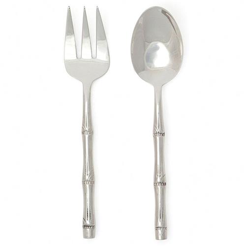 Liliana Hollywood Silver Stainless Steel Serving Set
