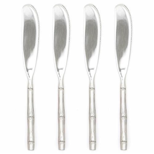 Liliana Hollywood Silver Stainless Steel Cheese Spreader - Set of 4