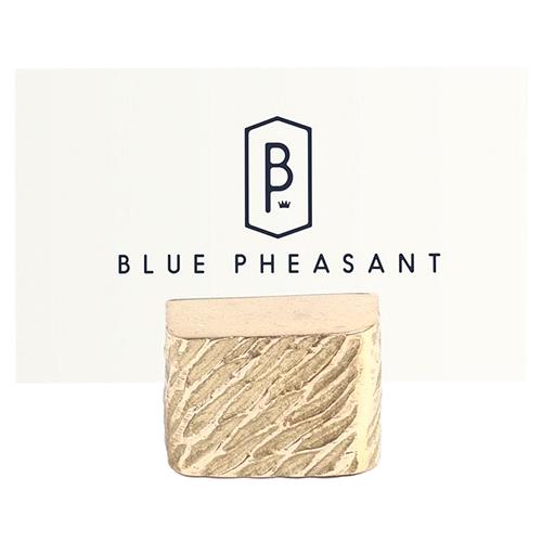 Zachary Hollywood Regency Gold Brass Cube Card Holder - Set of 4