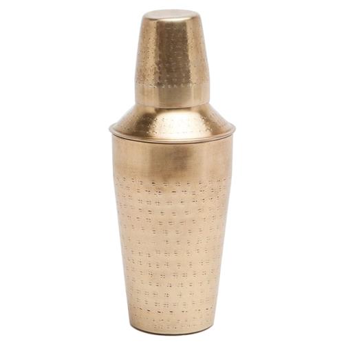 Winsford Hollywood Regency Gold Metal Cocktail Shaker