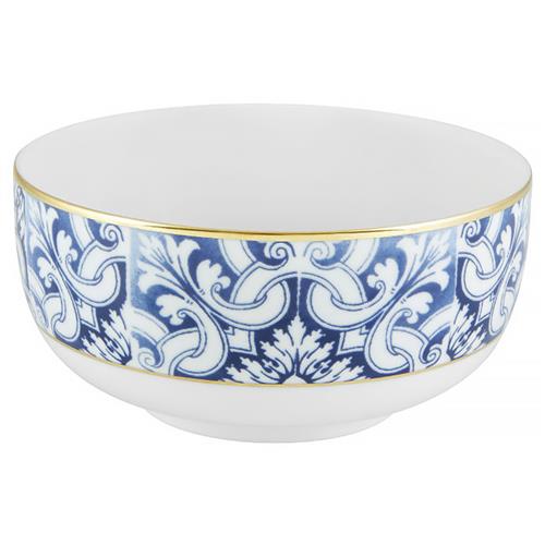 Transatlantica Global Bazaar Blue Porcelain Bowl