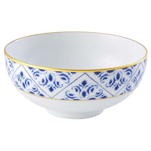 Transatlantica Global Bazaar Blue Porcelain Soup Bowl - Set of 4