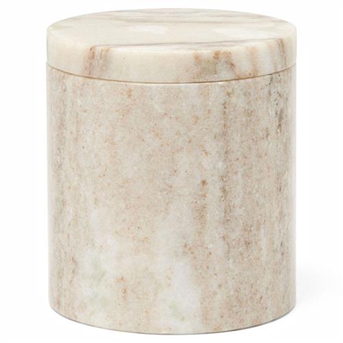 Pigeon and Poodle Athlone Modern Classic Beige Marble Canister