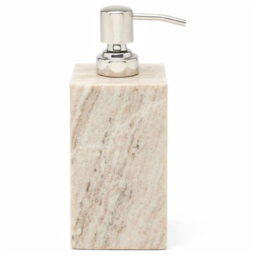 Pigeon and Poodle Athlone Modern Classic Beige Marble Soap Pump