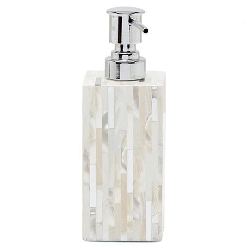 Pigeon and Poodle Cortona Coastal Beach Silver Shell Soap Pump