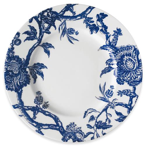 Arcadia Costal Beach Blue Floral Porcelain Dinner Plate