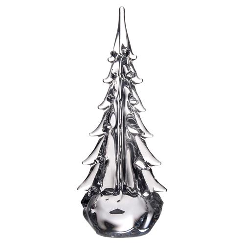 Simon Pearce Modern Classic Five-sided Evergreen Glass Tree - 14&quot;