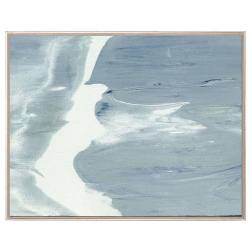 Marco Coastal Beach Blue Abstract Landscape Acrylic Frame Large Painting