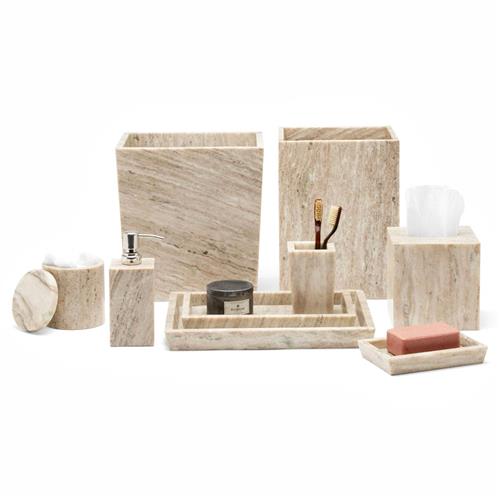 Pigeon and Poodle Athlone Modern Classic Beige Marble Bath Collection