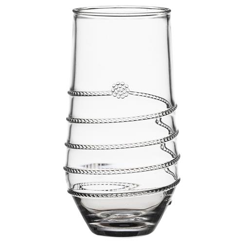 Juliska Amalia Modern Classic Clear Acrylic Tumbler