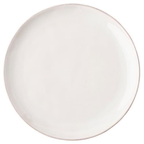 Juliska Puro Modern Classic Whitewash Ceramic Coupe Salad Plate