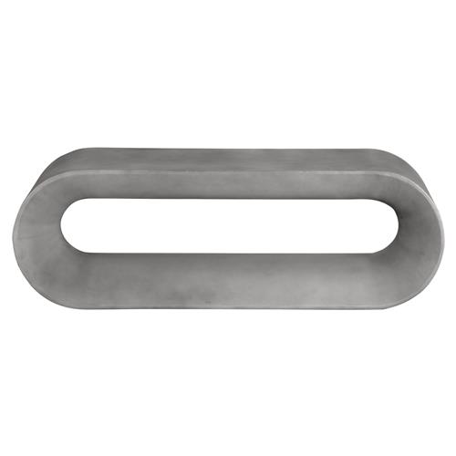 Liyana Industrial Loft Grey Concrete Outdoor Dining Bench