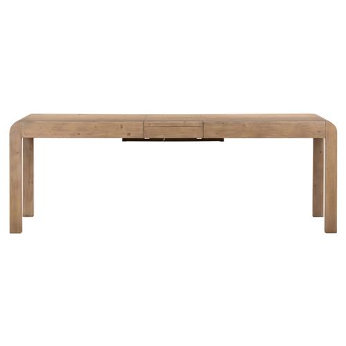 Noah Rustic Lodge Grey Reclaimed Wood Extendable Dining Table - 71&quot;-87&quot;W