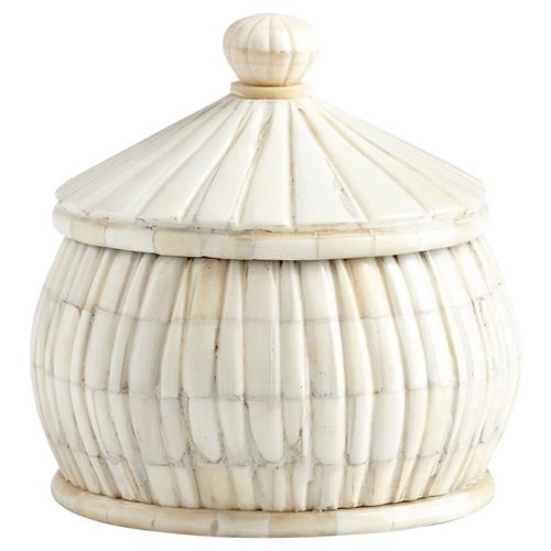 Mason French Country Cream Bone Decorative Jar - Small