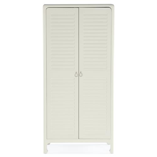 Noelle Modern Classic White Maple Wood 2 Door Wardrobe