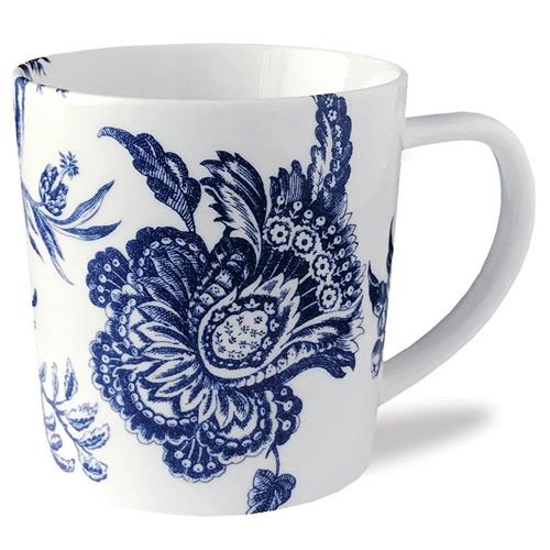 Arcadia Coastal Beach Blue Porcelain Mug