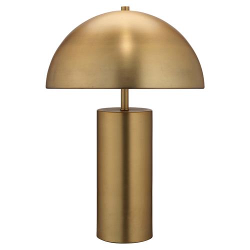 Cleave Mid Century Modern Antique Gold Metal Bedside Table Lamp