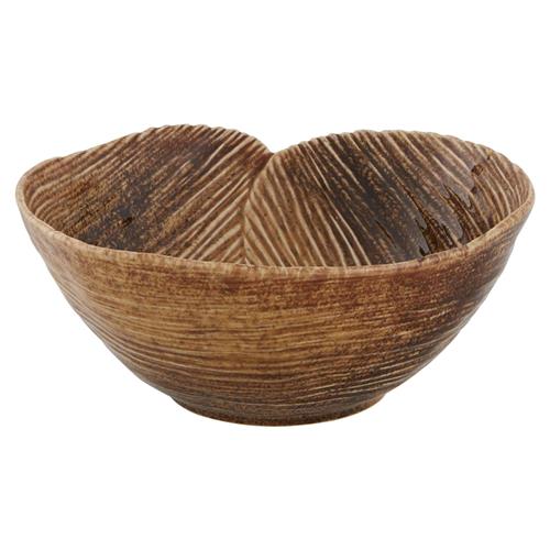 Banana Da Madeira Coastal Beach Brown Stoneware Salad Bowl