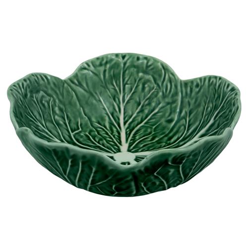 Cabbage French Country Green Stoneware Cereal Bowls - Set of 4