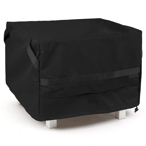 Outdoor Side &amp; End Table Black Square Cover