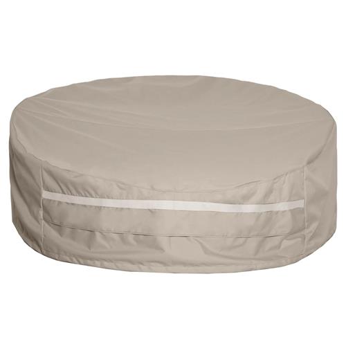Outdoor Daybed Brown Round Furniture Storage Cover