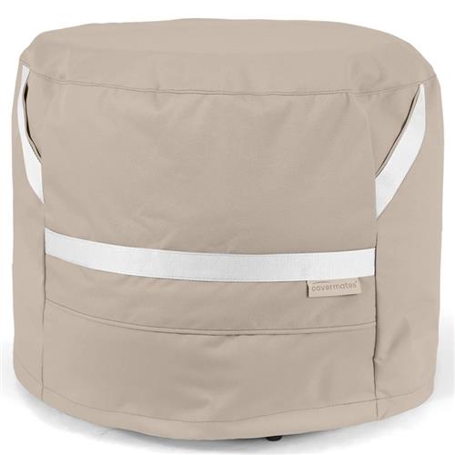 Outdoor Dining Table Brown Round Cover