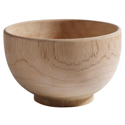 Kahlil Rustic Lodge Natural Teak Wood Bowl