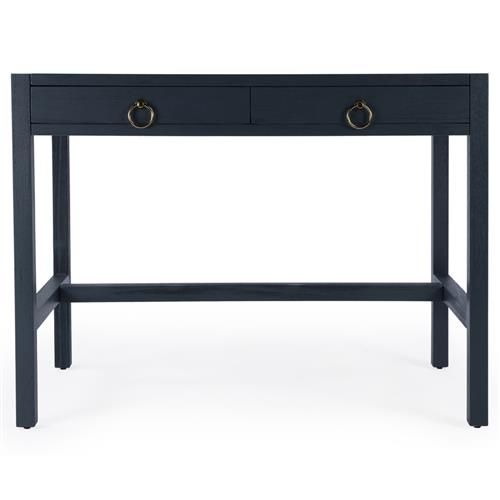 Allura Modern Classic Blue Wood Desk