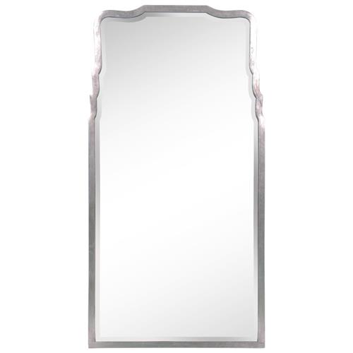 Ciara Modern Classic Antique Silver Leaf Iron Wall Mirror