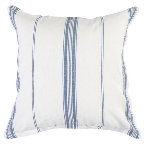 Jarrah Coastal Beach Blue Striped Linen Sham - Standard