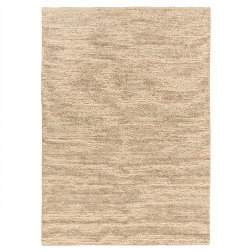 Nakeru Coastal Beach Beige Solid Natural Jute Rug - 2&#39;x3&#39;